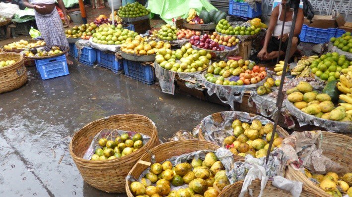 マンゴ市場