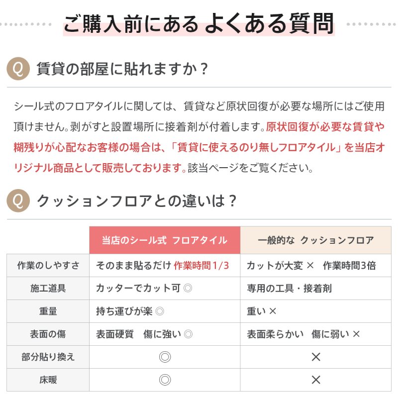 テープ6本有ドリームステッカー フロアタイル ホワイトウッド 6畳 - その他