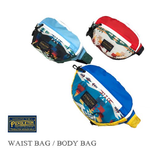 ペンドルトン/PENDLETON/WAIST BAG/BODY BAG/ウエストバッグ/ボディーバッグ/オルテガ柄/ネイティブ柄 -  ポルタアンドゲート/PORTAANDGATE/アメカジ、ミリカジ、ミリタリーグッズ、アメリカン雑貨を沖縄から全国へ