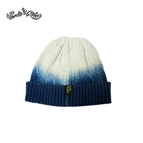 ポルタアンドゲート/PORTAANDGATE/INDIGODYEING COTTON  WATCHCAP/KNITCAP/リブニットワッチキャップ/インディゴタイダイ染め/藍染/サマーニット -  ポルタアンドゲート/PORTAANDGATE/アメカジ、ミリカジ、ミリタリーグッズ、アメリカン雑貨を沖縄か...