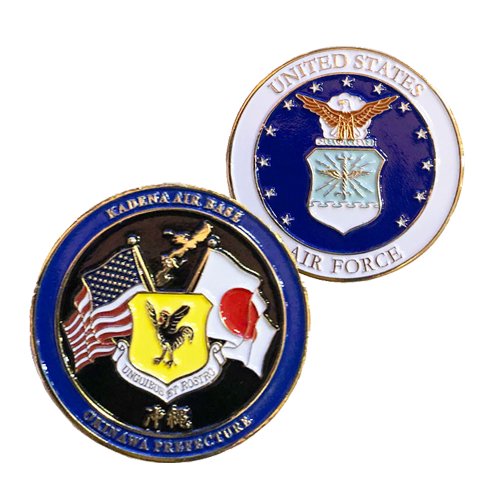US KADENA AIR BESE OKINAWA PREFECTURE/CHALLENGE COIN/MEDAL 