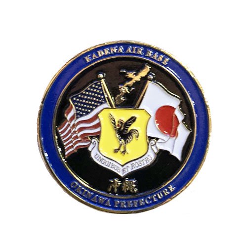 US KADENA AIR BESE OKINAWA PREFECTURE/CHALLENGE COIN/MEDAL 