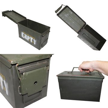 特別価格USAMMOBOX M2A1 MSIZE/アーモボックスMサイズ/弾薬箱/中古品 