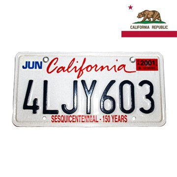 ナンバープレート　license plate