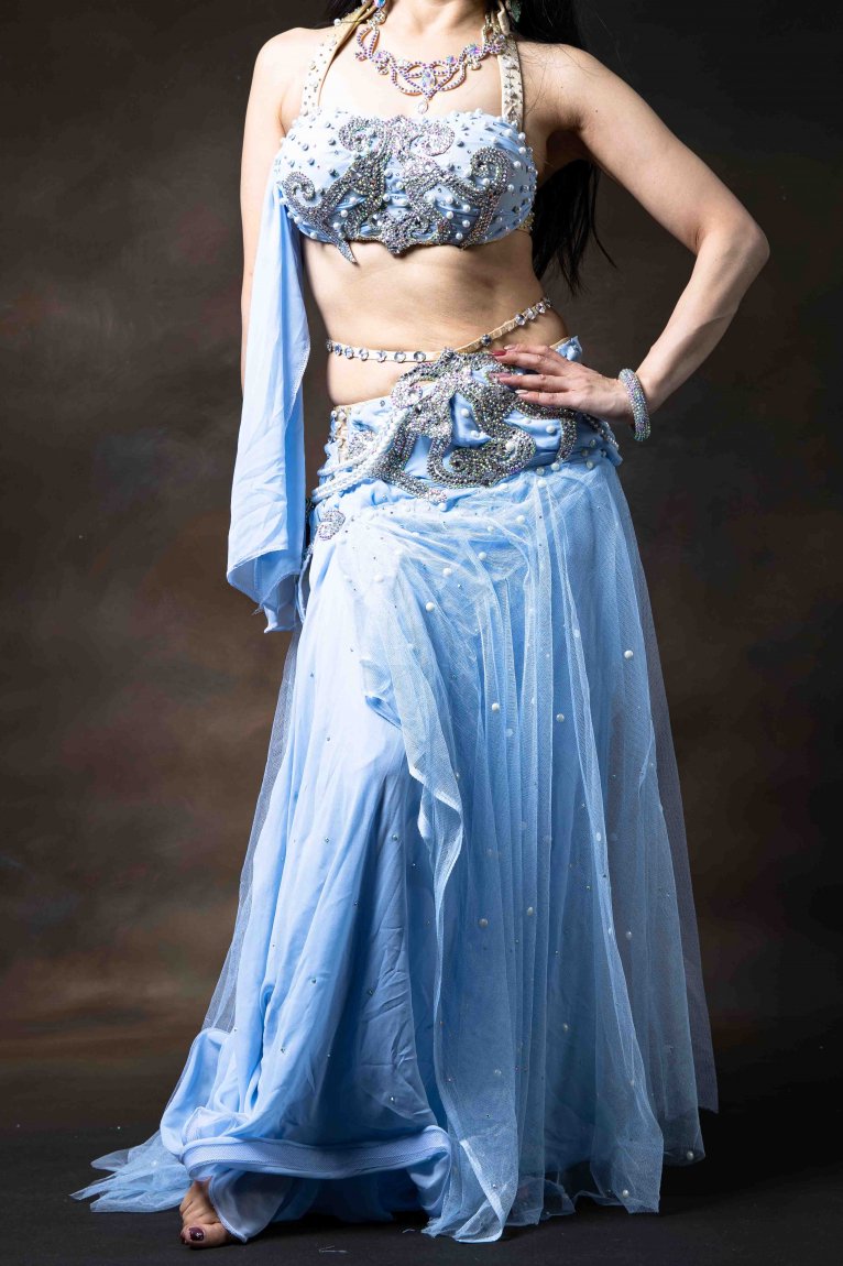 エジプト製 オリエンタル衣装 細身 ジャスミン - Bellydance costume selectshop Naju-le