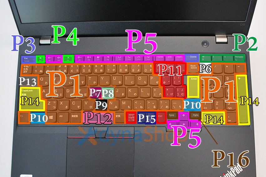 lenovo thinkpad T480 キーボード パンタグラフ - PC周辺機器