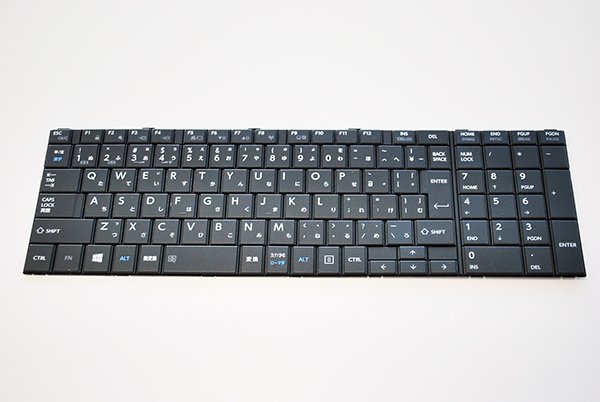 訳あり 中古 東芝 Satellite B553 B554 B453シリーズ 交換用（テンキー有り）キーボード No.0829-2