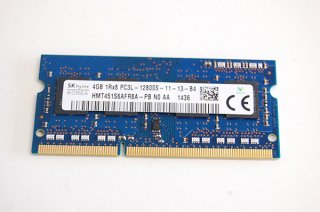 中古 SKhynix製 東芝 dynabook R634 R63 シリーズ 用 増設メモリ 4GB PC3L-12800 R0403