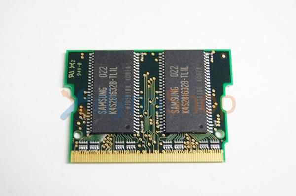 中古 サムスン製 64MB増設メモリ 144p PC100 CL2 4c 8x16 SDRAM