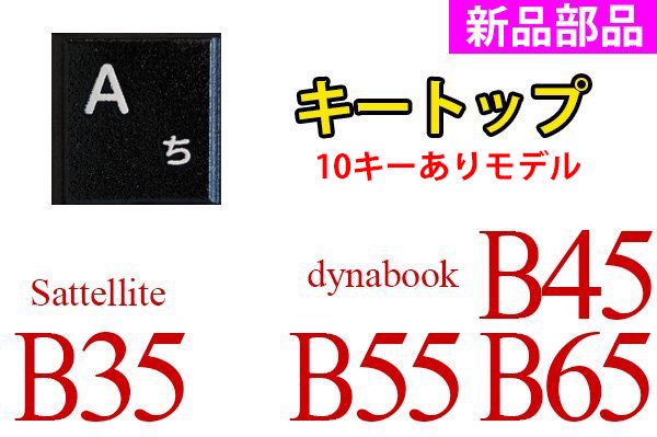新品 東芝 Satellite B35 dynabook B45 B55 B65用 キートップ部品 単品 ...
