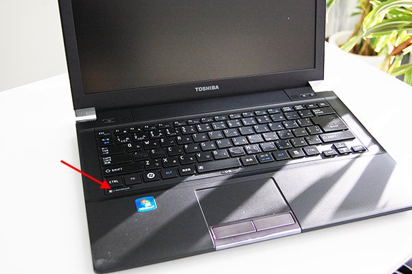 中古 東芝 dynabook R741 シリーズ キーボードデザイン dynabook シール