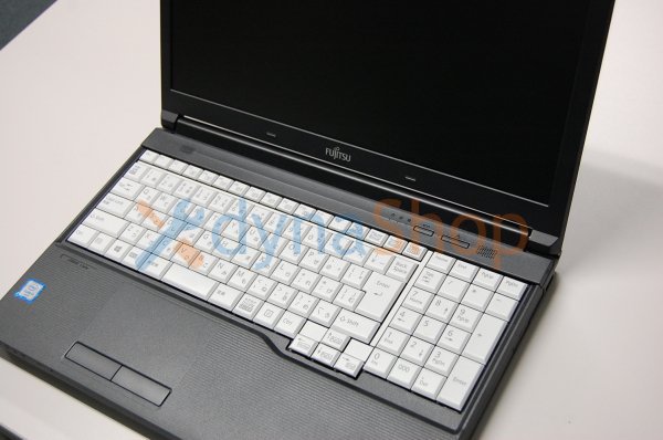 再生部品 富士通 Lifebook A574 A576/P A576/PX A576/NX シリーズ キートップ部品（ホワイト） 単品販売／バラ売り（ 取付説明書付き）