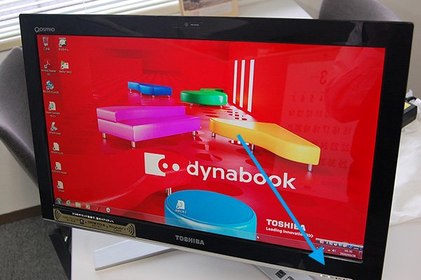 中古 東芝 REGZA PC dynabook Qosmio LED／スイッチボード