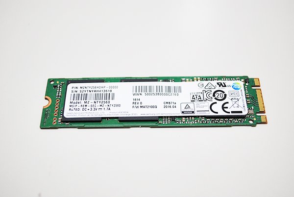 PC/タブレットSamsung MZ-JPU256T/0A6 256GB PCIe 動作確認済