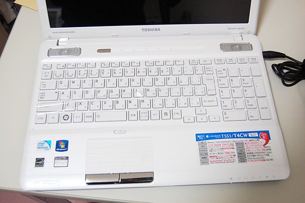 再生部品 東芝 dynabook T551 ホワイト キーボード パンタグラフ単品