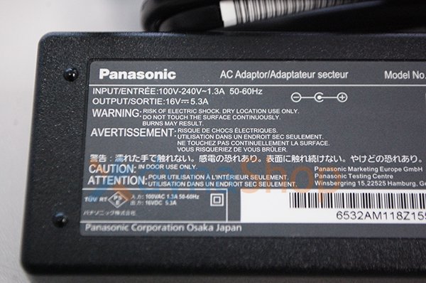 中古美品 純正品 Panasonic Lets Note CF-SV7 CF-SV8 CF-SV9 シリーズ AC電源アダプター 16V-5.3A