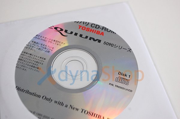 処分品 開封済み windowsXP 東芝 Equium 5090 シリーズ リカバリーメディア