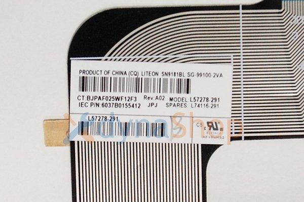 ☆ HP 純正新品 日本語キーボード /SG-94370-2VA/L47854-291/バック