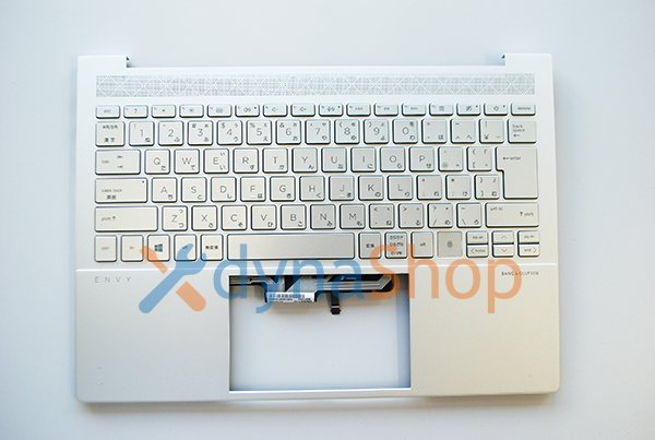 新品 純正 HP ENVY 14 14-eb0000 シリーズ 日本語キーボード付き パームレスト シルバー バックライト有