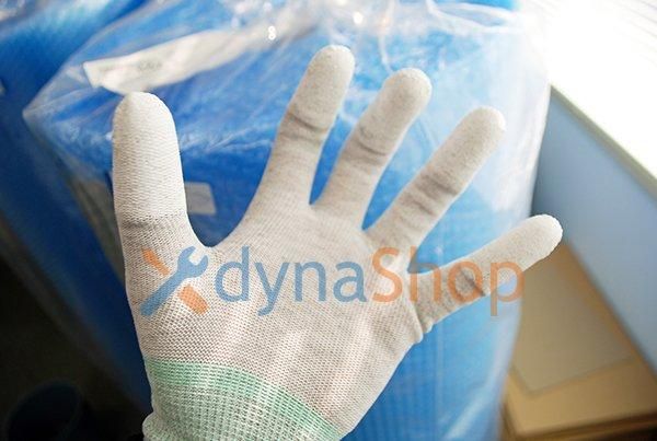 分解作業用グローブ Mサイズ 低発塵 静電気拡散 滑り止め （両手