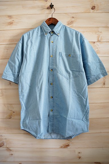 COBRA CAPS S/S HEAVY WEIGHT DENIM SHIRT SKY | デニムシャツ - 湘南／茅ヶ崎 セレクトショップ W's  Market ダブズマーケット