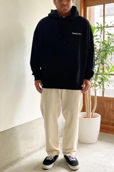 melple×SALVAGE PUBLIC Thank you Hoodie メイプル サルベージパブリック パーカー Black - 湘南／茅ヶ崎  セレクトショップ W's Market ダブズマーケット