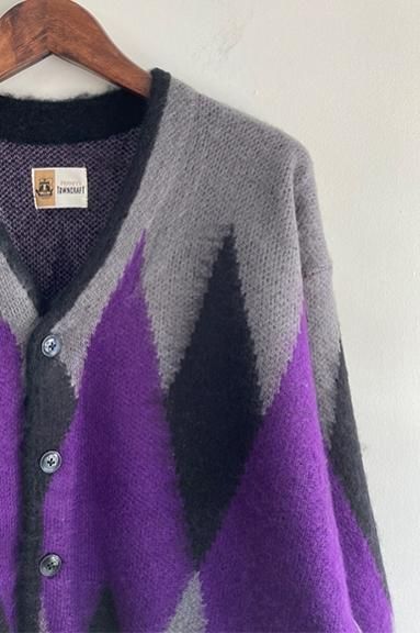 TOWN CRAFT/タウンクラフト VINTAGE PATTERN CARDIGAN ヴィンテージ