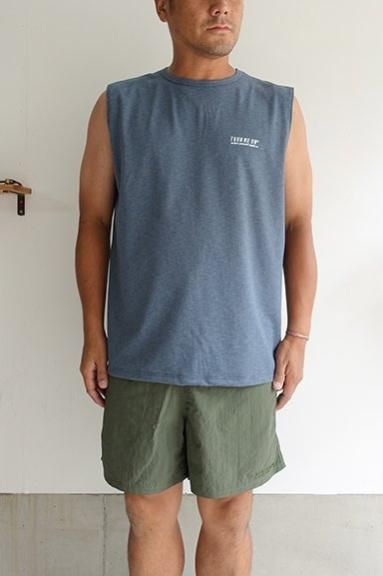 完売品　TURN ME ON 定番ロゴ水陸両用ノースリーブ TEE BLACK TURN ME ON 