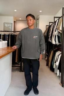 <img class='new_mark_img1' src='https://img.shop-pro.jp/img/new/icons14.gif' style='border:none;display:inline;margin:0px;padding:0px;width:auto;' />melple Pasadena Long Sleeve ᥤץ BLACK 