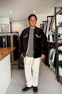 <img class='new_mark_img1' src='https://img.shop-pro.jp/img/new/icons14.gif' style='border:none;display:inline;margin:0px;padding:0px;width:auto;' />THRIFTY LOOK  SOUVENIR GOOSE BAY LINEDJACKET եƥå BLACK