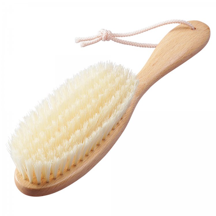 洋服ブラシ（豚毛）Clothes Brush Hog Bristle Hair/ナチュラル - NAKATA HANGER