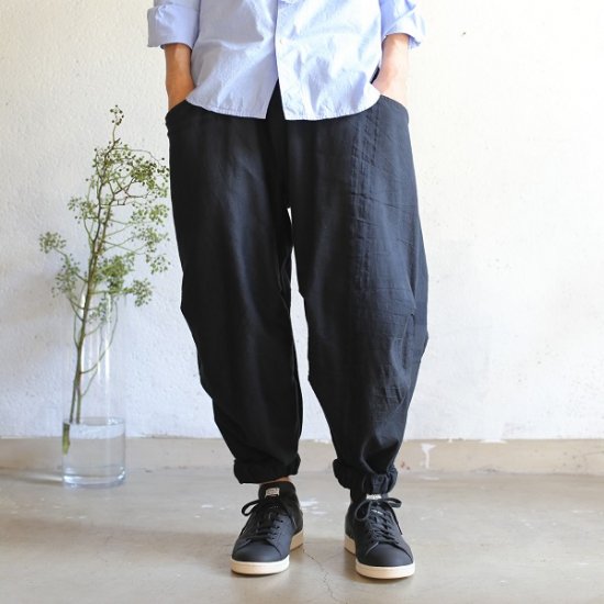 tamaki niime 玉木新雌 basic wear nica pants black / ベーシック