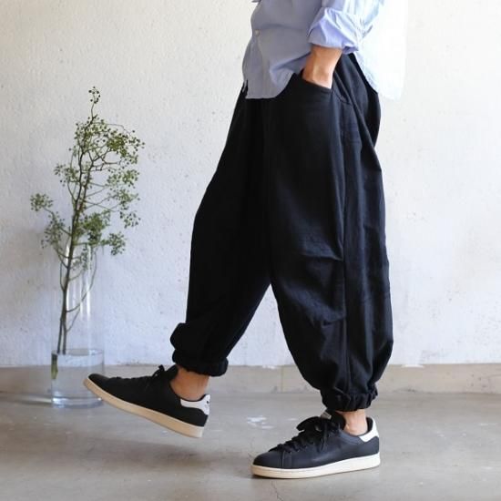 tamaki niime 玉木新雌 basic wear nica pants black