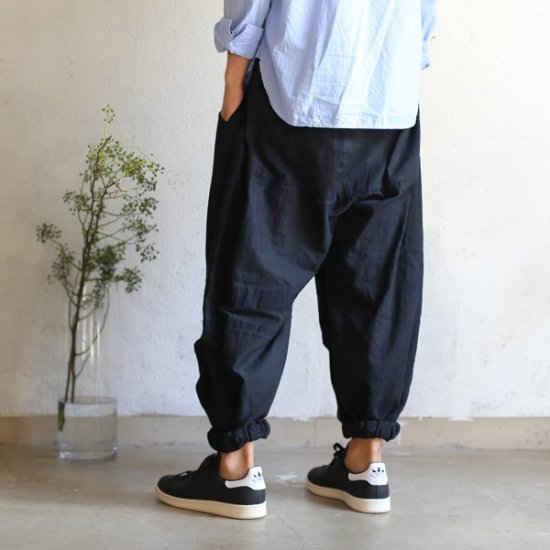 tamaki niime 玉木新雌 basic wear nica pants black / ベーシック