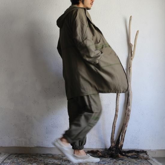 tamaki niime 玉木新雌 basic wear hood hao khaki cotton100