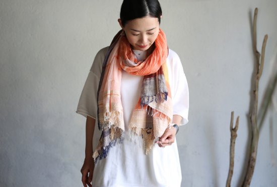 tamaki niime 玉木新雌 basic shawl cotton big 07 / ベーシックショール コットン ビッグ 07  【送料無料】-iraka