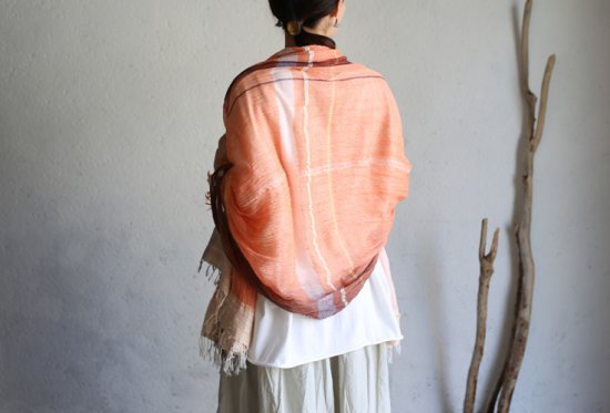 tamaki niime 玉木新雌 basic shawl cotton big 07 / ベーシック