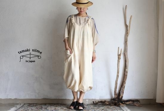 tamaki niime(タマキ ニイメ) 玉木新雌 basic wear oba natural
