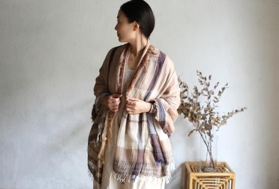 tamaki niime ベーシック ショール　ストール　 コットン　大判 楽天市場】tamaki niime (タマキ ニイメ) 玉木新雌 basic shawl