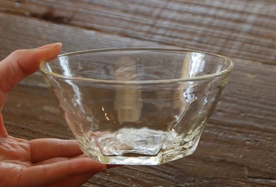 石川昌浩 吹きガラス 面取鉢（中）Mサイズ 石川硝子工藝舎