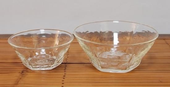 【新品・未使用‼️】石川昌浩　吹きガラス 面取鉢（中）Mサイズ石川硝子工藝舎 石川硝子工藝舎／面取り鉢 中・小- dieci｜online shop