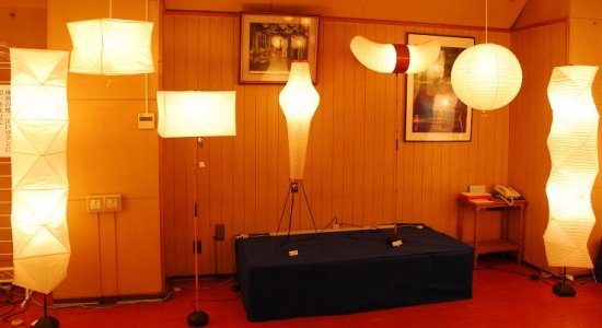 イサムノグチ Isamu Noguchi AKARI あかり アカリ 14A（無地） LED電球(40W形相当)付属 Isamu Noguchi  フロアランプ 和紙照明【送料無料】 - iraka