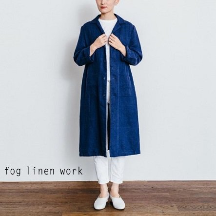 2020 SS】fog linen work(フォグリネンワーク) ジョディ ワークコート ...