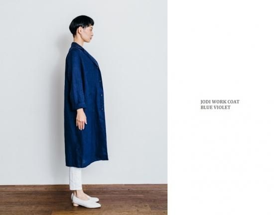 2020 SS】fog linen work(フォグリネンワーク) ジョディ ワークコート