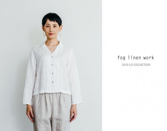 正規店得価 fog linen work - foglinenwork リネン開襟シャツの通販 by