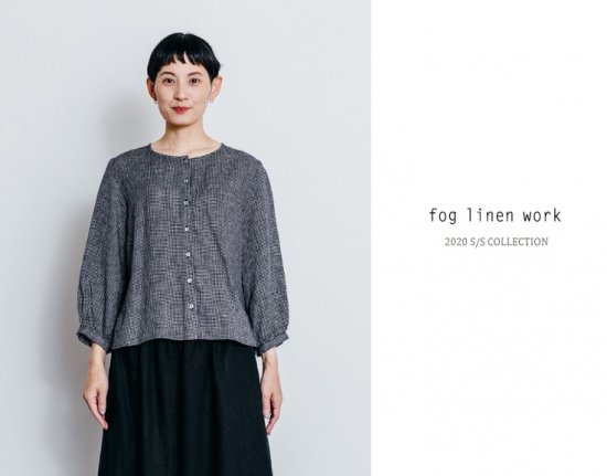 2020 SS】fog linen work(フォグリネンワーク) アドリアブラウス レナ