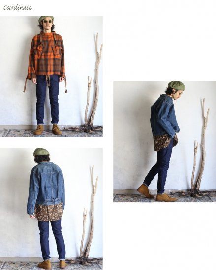 orslow】 SUPER SLIM PANTS JEANS DENIM PANTS 307 One Wash 13oz