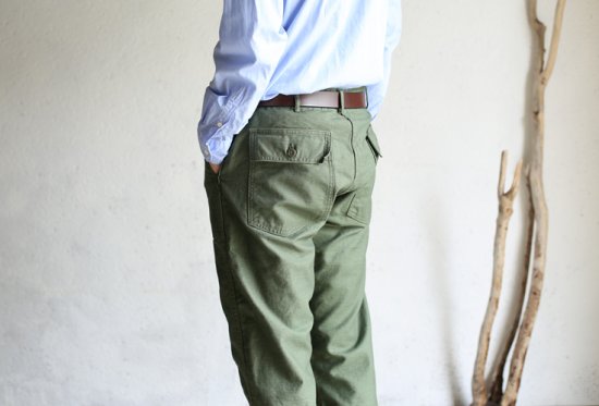 orslow】 US ARMY SLIM FIT FATIGUE PANTS zipper Fly オアスロウ