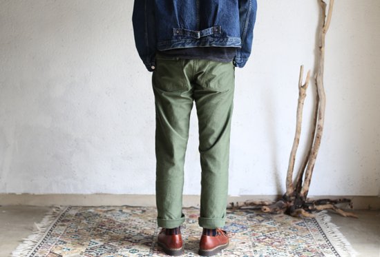 【orslow】 US ARMY SLIM FIT FATIGUE PANTS zipper Fly