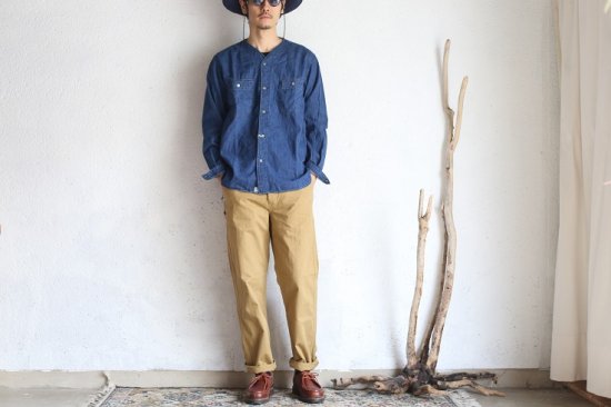 【orslow】 FRENCH WORK PANTS khaki(beige) オアスロウ フレンチワークパンツ カーキ(ベージュ)  【送料無料】-iraka